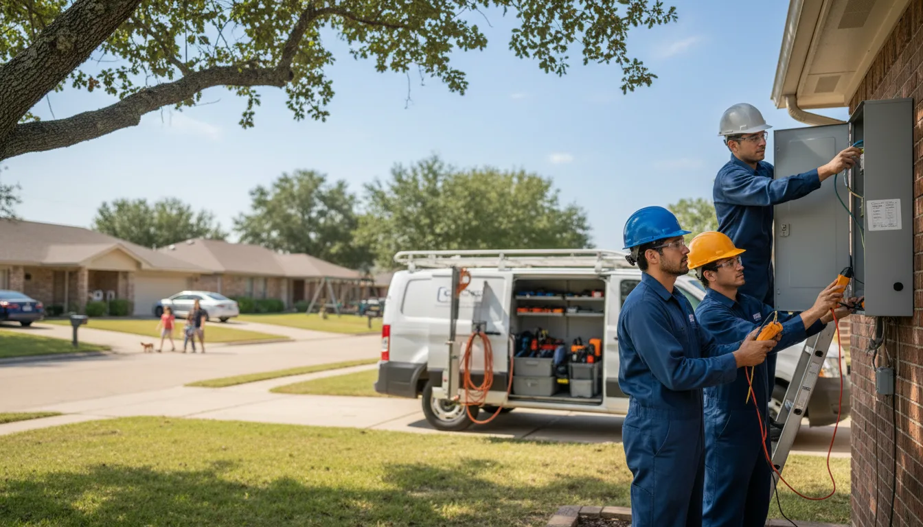 Certified electrician providing emergency electrical services in White House, TN